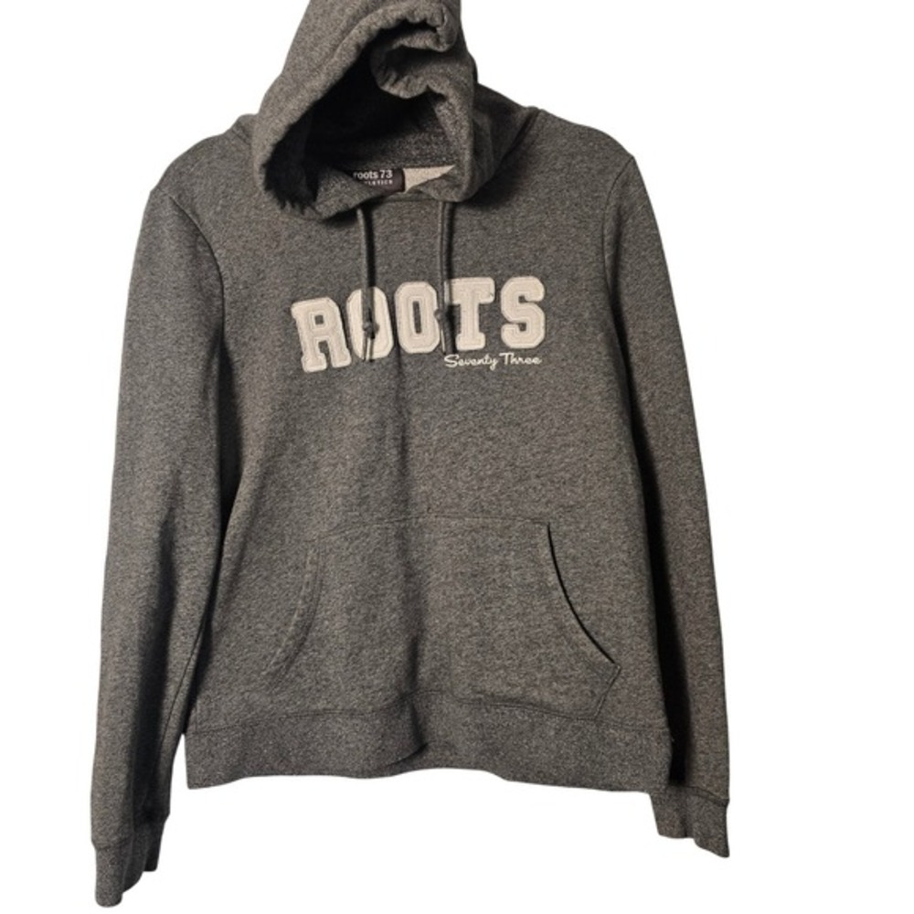 😀 Roots 73 Athletics Grey Hoodie Sweatshirt M‎ M Athletic Pullover